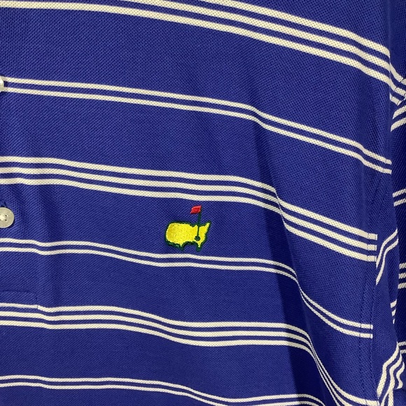 Masters Collection 60’s 2-Ply Mercerized Cotton Polo Shirt Stripes Golf - Picture 4 of 11